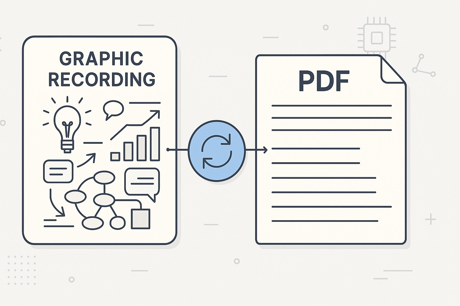 Connecting Graphic Recording Services with PDF Conversion